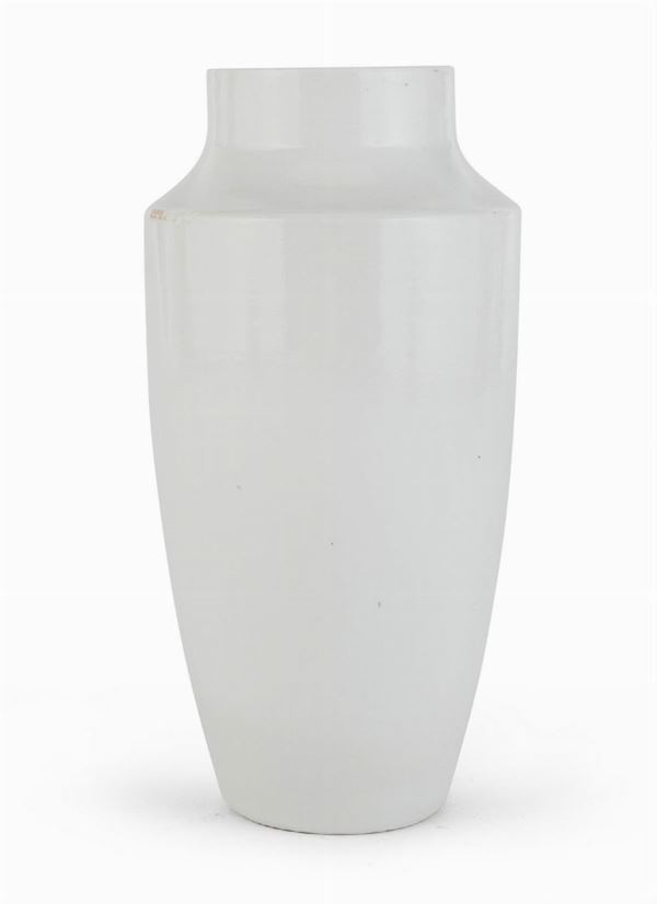 VASO IN PORCELLANA BIANCA, CINA