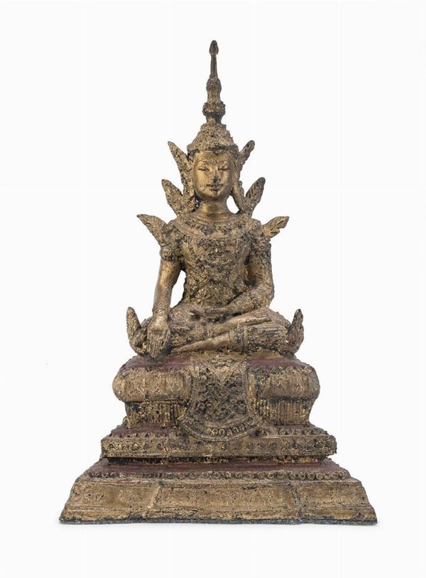 SCULTURA IN BRONZO, TAILANDIA