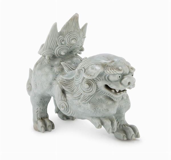SCULTURA IN PORCELLANA CELADON, GIAPPONE
