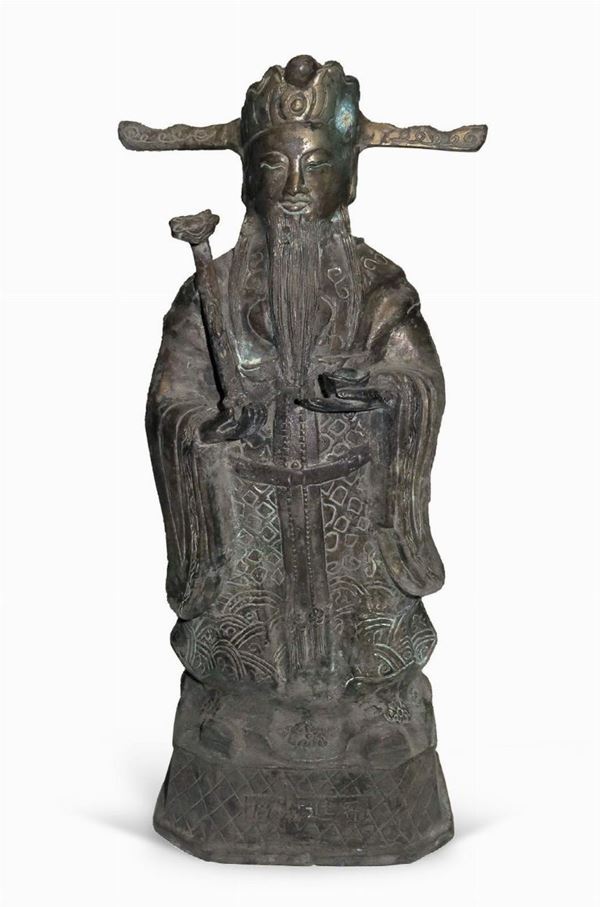 LUXING IN BRONZO, CINA FINE XIX, INIZI XX SECOLO