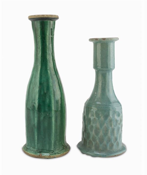 DUE HOOKAH PER NARGHILE, PERSIA, FINE XVII SECOLO