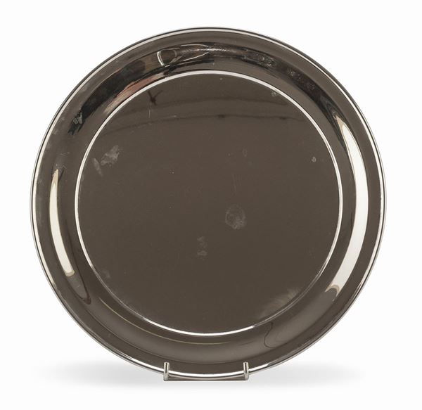 PIATTO IN SILVERPLATED, XX SECOLO