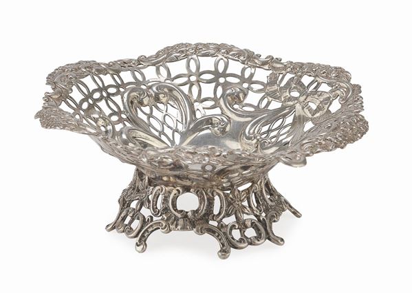 CESTINO MIGNON IN ARGENTO, WILLIAM COMYNS LONDRA 1891