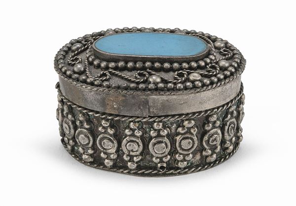 SCATOLINA IN ARGENTO, INDIA