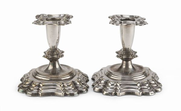 COPPIA DI BUGIE IN SILVERPLATED