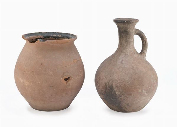 BROCCA E GIARA IN TERRACOTTA