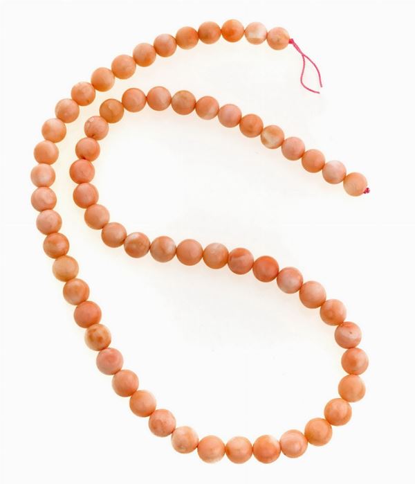 COLLANA DI CORALLO ROSA