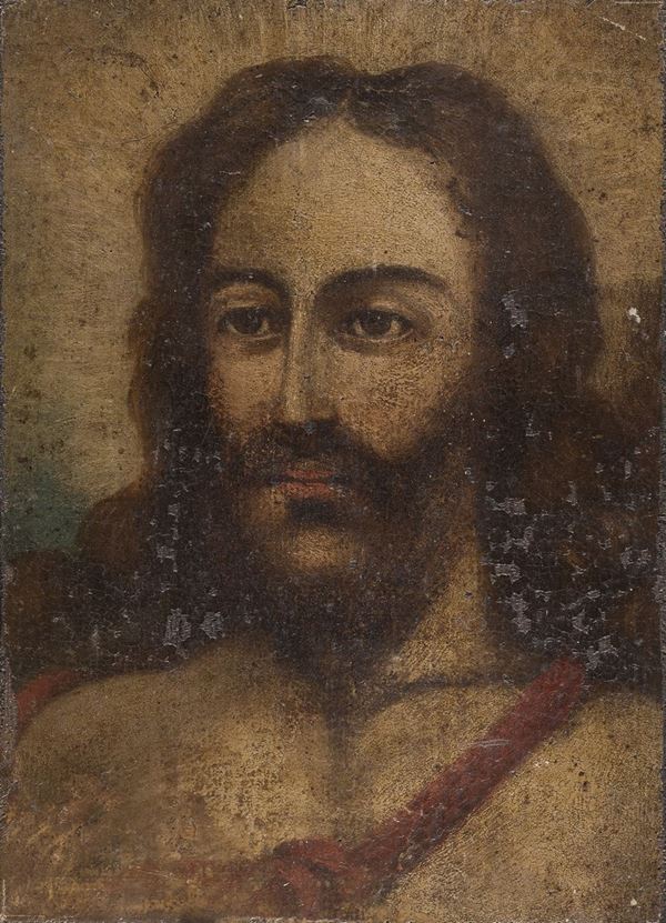 DIPINTO SAN GIOVANNI DI PITTORE SPAGNOLO DEL SEICENTO