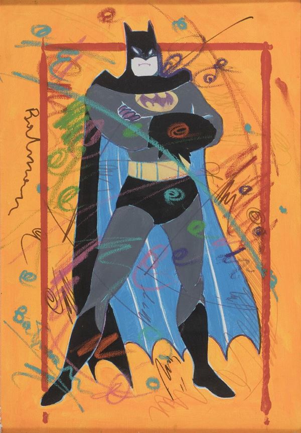 DIPINTO BATMAN DI ENRICO MANERA