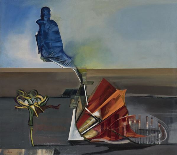 DIPINTO DI CLAUDIO LEZOCHE 1984