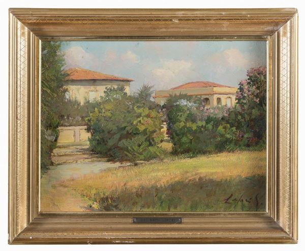VIALE CON CASE DI GIOVAN BATTISTA LEPORI