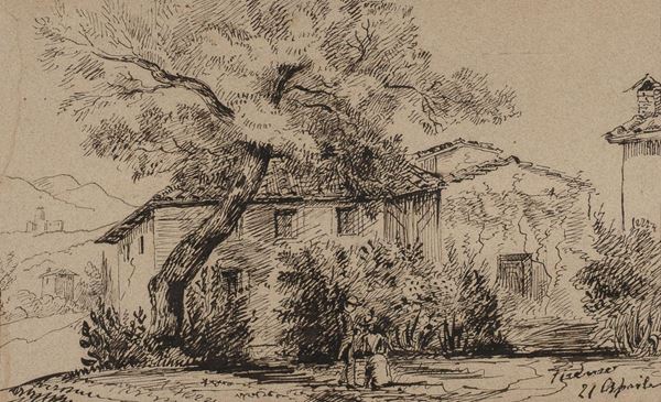 INCHIOSTRO PAESAGGIO FIORENTINO
