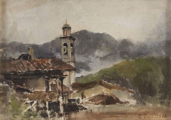 PAESINO DI MONTAGNA F.TO C. DELL&#39;ORTO
