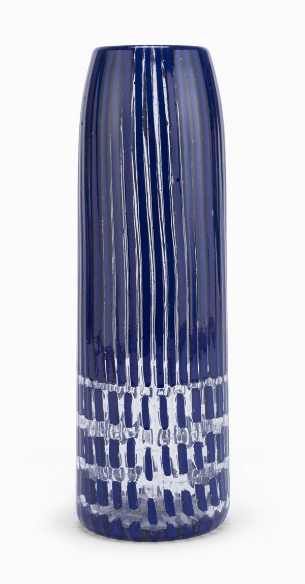 VASO IN VETRO DI VENINI ANNI &#39;60