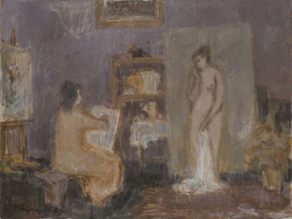 DIPINTO MODELLA F.TO BOZA PRODANOVIC