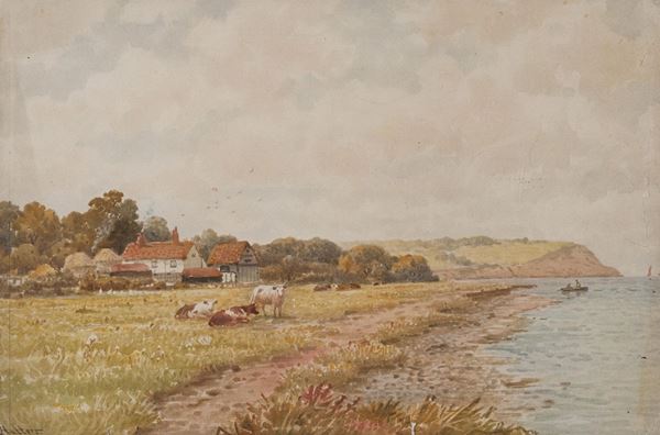 ACQUERELLO DI GEORGE STANFIELD WALTERS