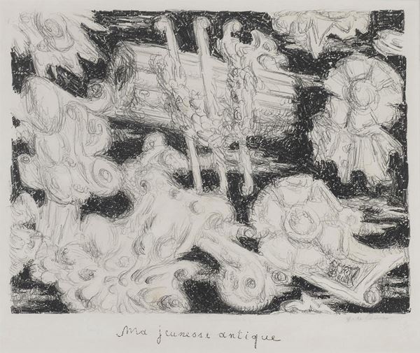 LITOGRAFIA DI GIORGIO DE CHIRICO