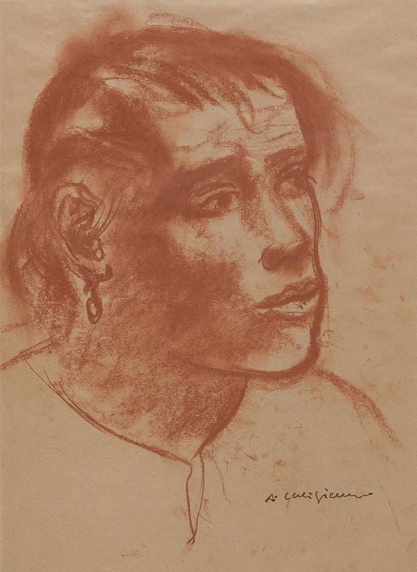 SANGUIGNA RITRATTO ALBERTO CULIGIANI