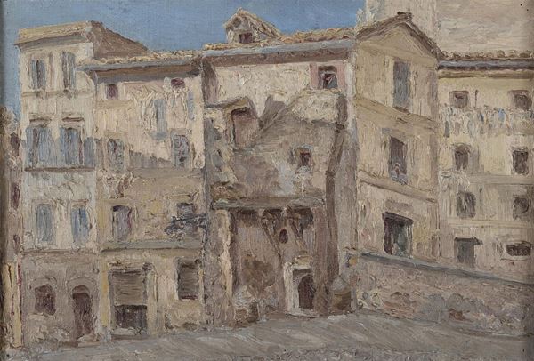 DIPINTO SCORCIO DI ROMA