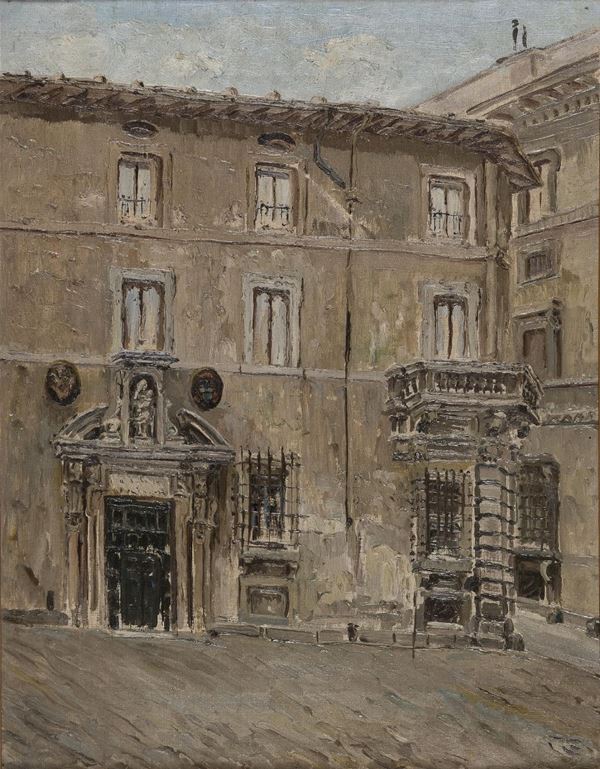 DIPINTO SCORCIO DI ROMA