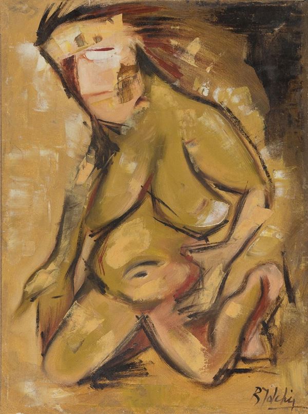DIPINTO NUDO DI RENZO FOLCHI