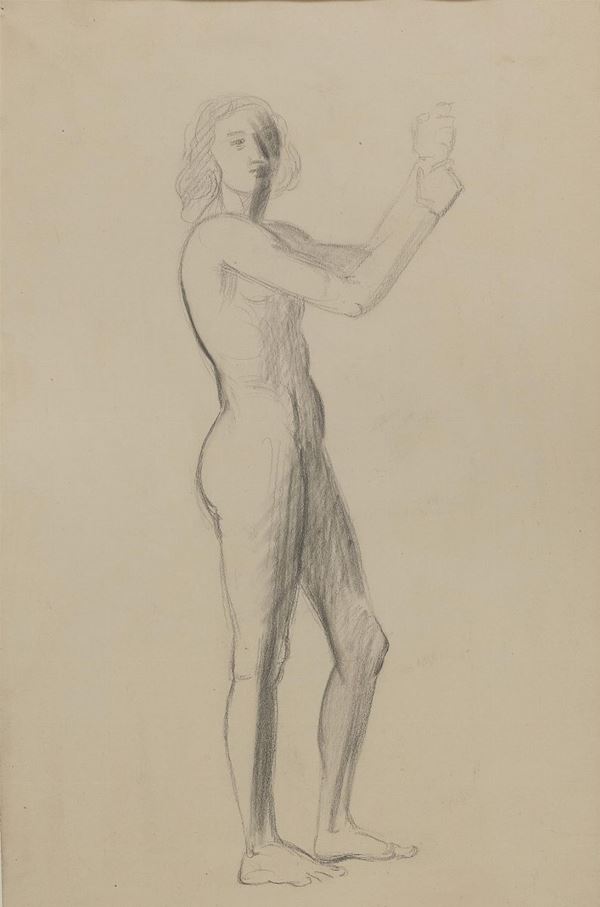 DISEGNO NUDO DI ACHILLE FUNI
