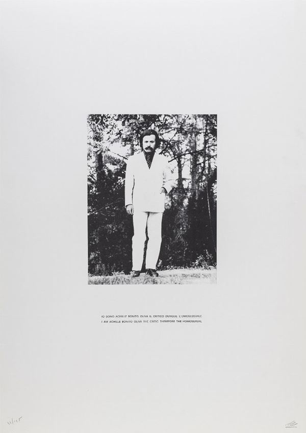 DIECI FOTOGRAFIE DI ACHILLE BONITO OLIVA