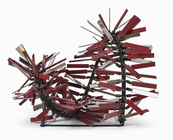 SCULTURA IN METALLO E SPECCHI DI MARCELLO AVENALI