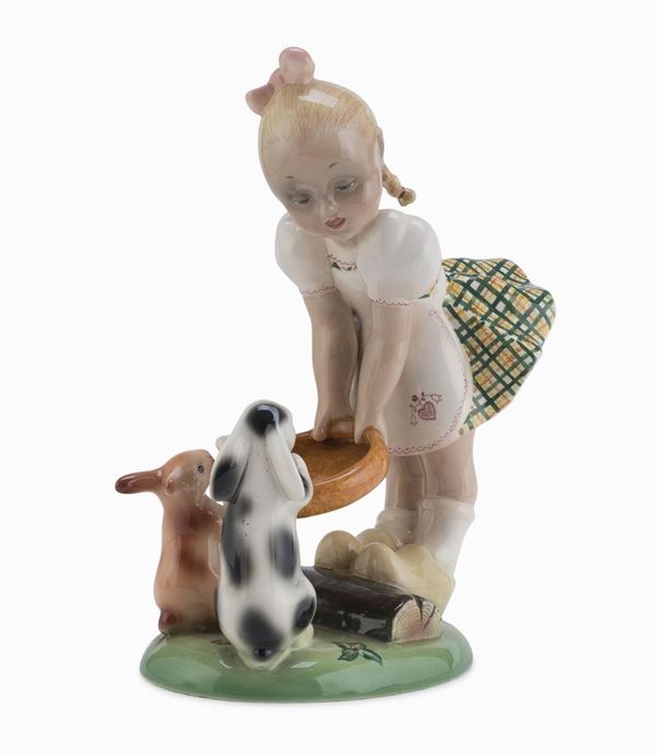 SCULTURA DI BAMBINA, CIA MANNA