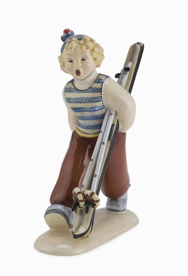 FIGURA DI SCIATORE, TARCISIO TOSIN