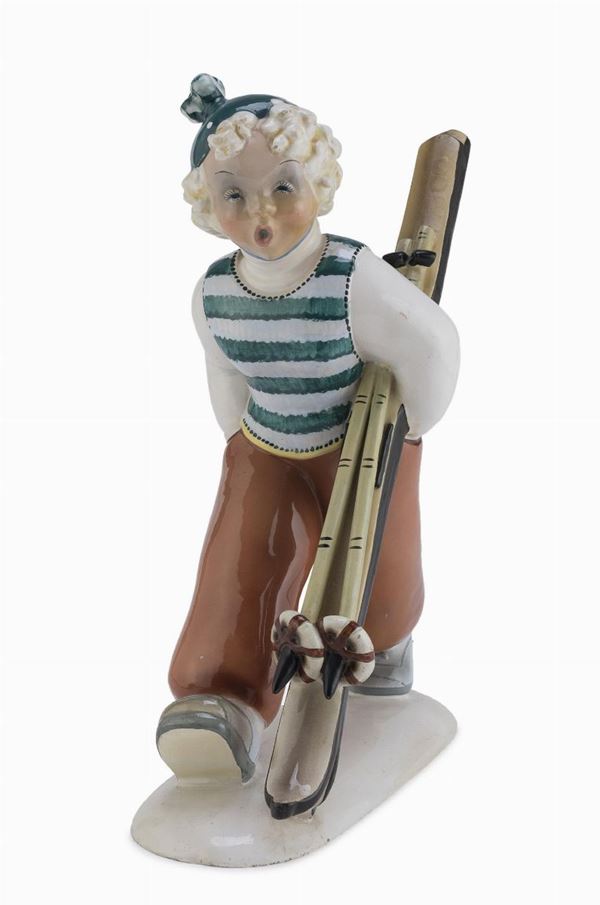 FIGURA DI SCIATORE, TARCISIO TOSIN