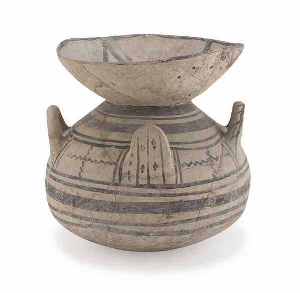 VASO OLLA IN STILE DAUNIO, XX SECOLO