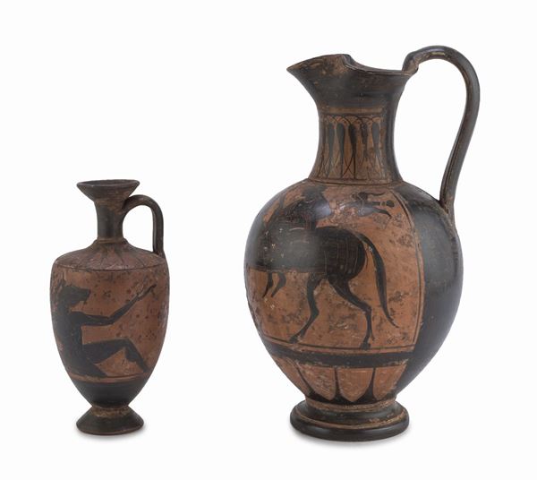 OINOCHOE E LEKYTHOS, XIX SECOLO