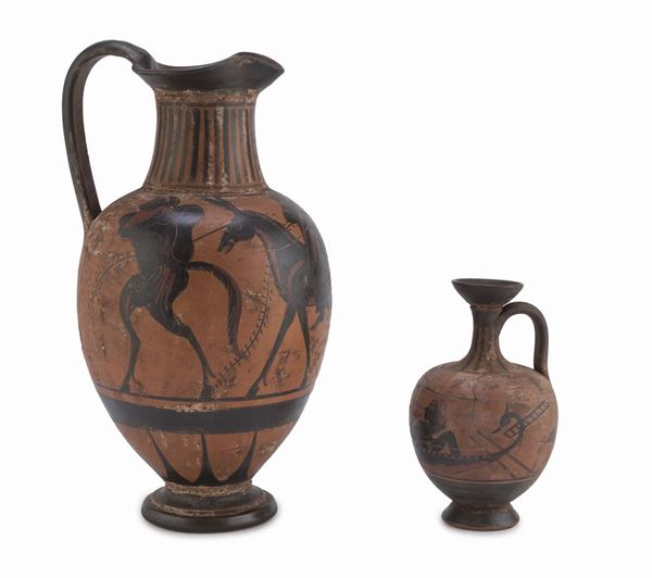 OINOCHOE E LEKYTHOS, XIX SECOLO