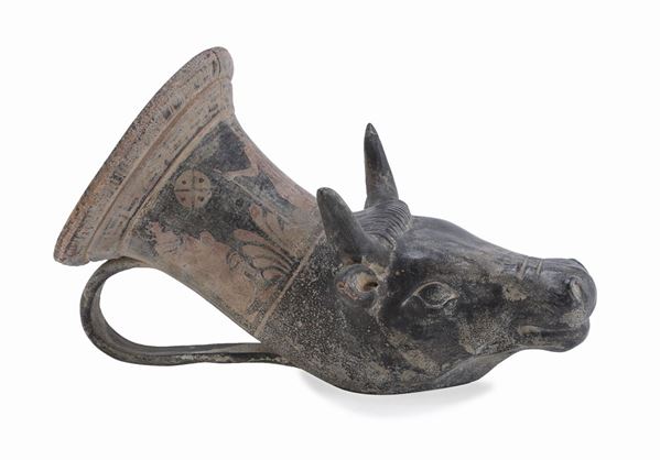 RHYTON A TESTA DI TORO, XIX SECOLO