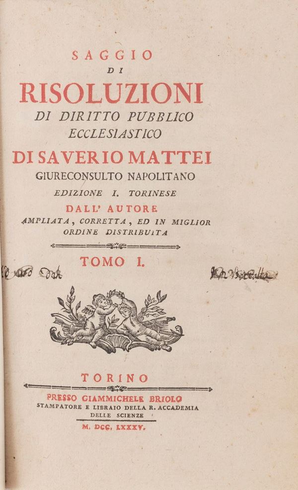 DIRITTO ECCLESIASTICO