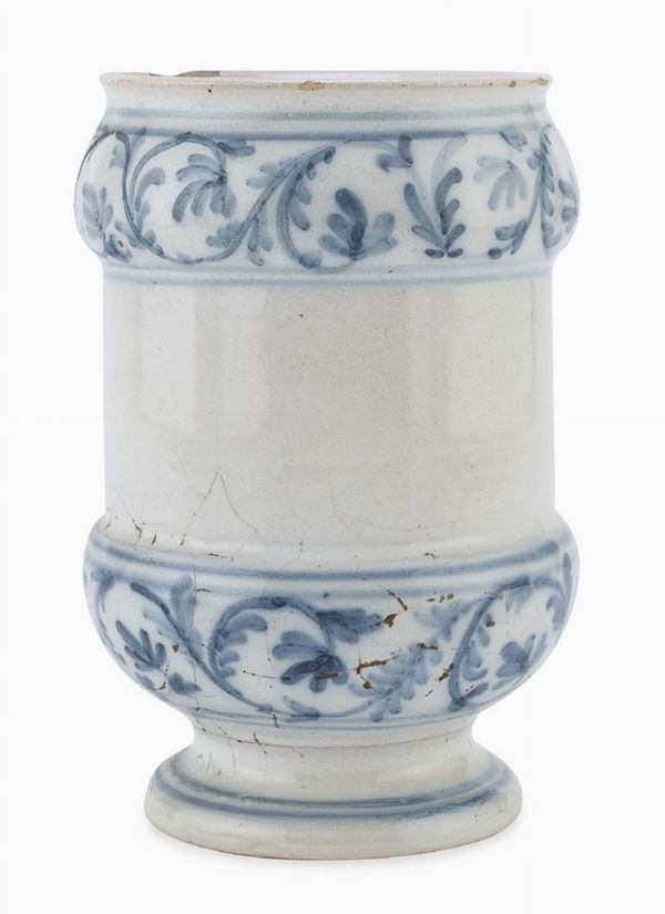 VASO DA FARMACIA IN MAIOLICA