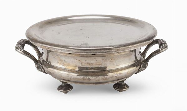 SCALDAVIVANDE IN SILVERPLATED, CHRISTOFLE PARIGI