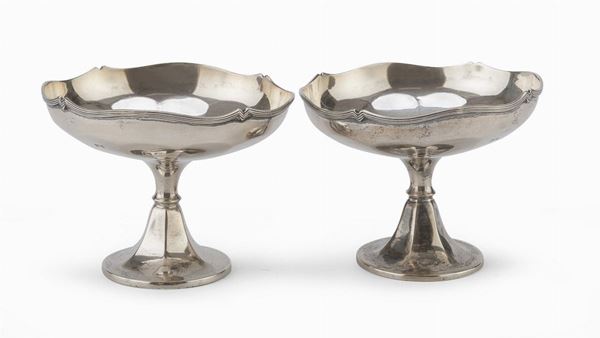 DUE COPPETTE IN ARGENTO, MAPPIN &amp; WEBB BIRMINGHAM