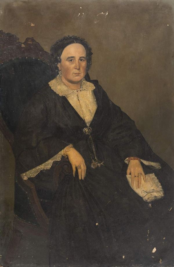 DIPINTO RITRATTO DI DONNA