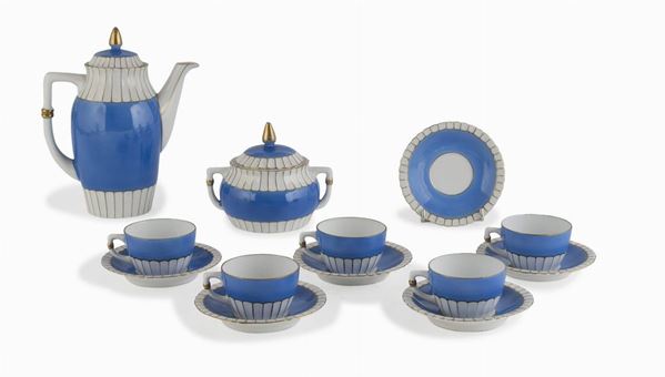 SERVIZIO DA CAFF&#200; IN PORCELLANA