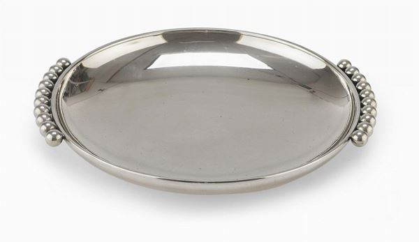 VASSOIETTO DEC&#210; IN ARGENTO, DELLA AGATA FIRENZE