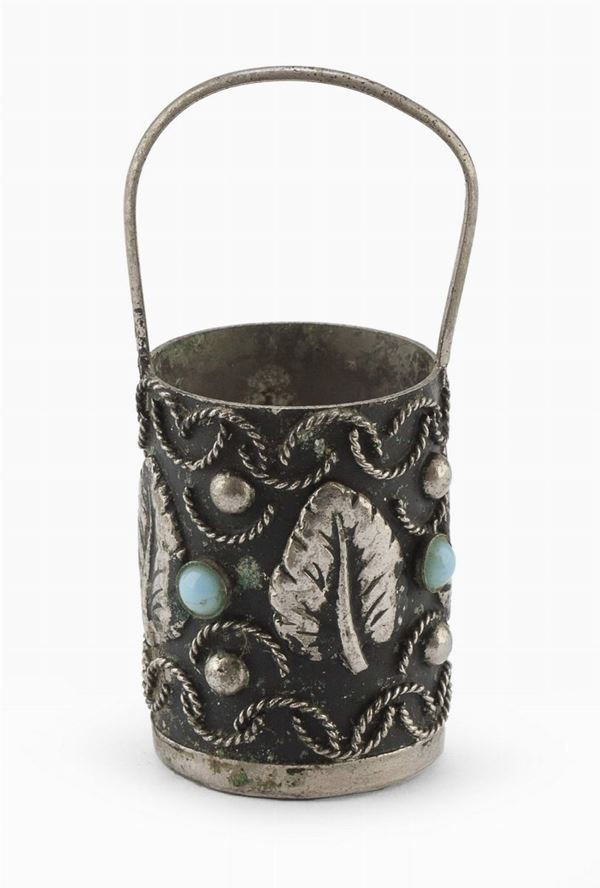 SECCHIELLO MIGNON IN SILVERPLATED, INDIA