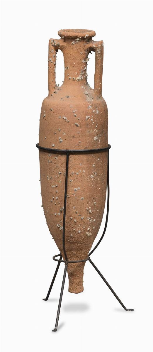 VASO IN TERRACOTTA, STILE ARCHEOLOGICO MARINO
