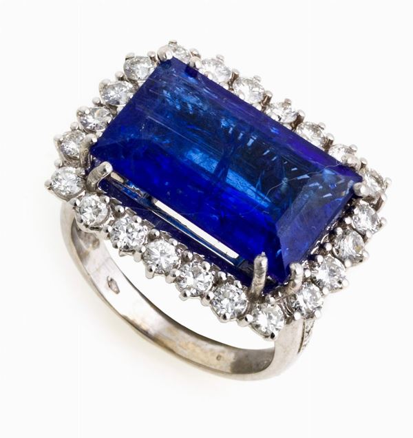 ANELLO CON TANZANITE
