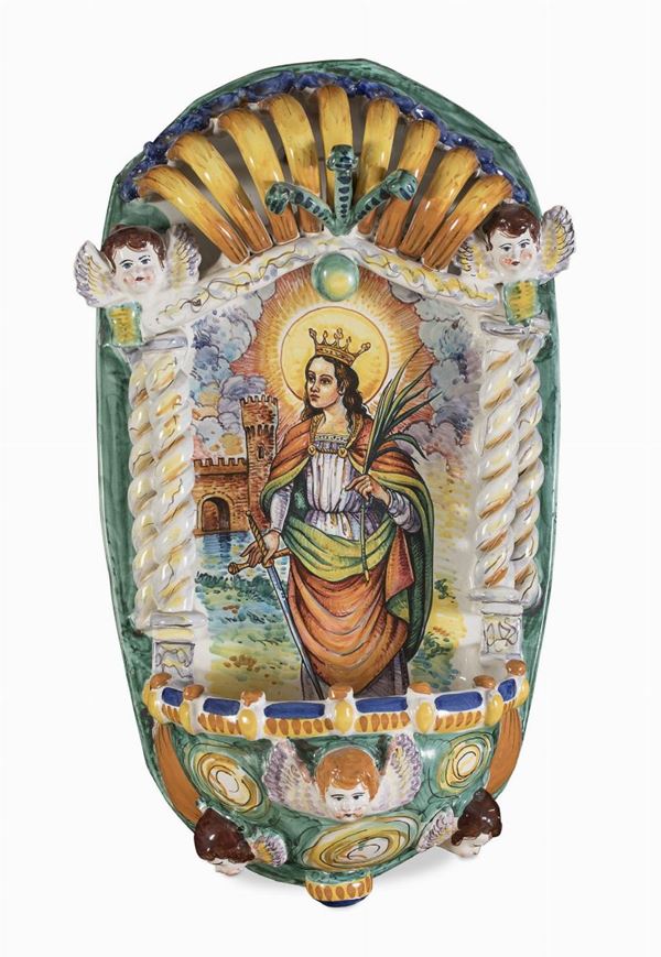 GRANDE ACQUASANTIERA IN CERAMICA