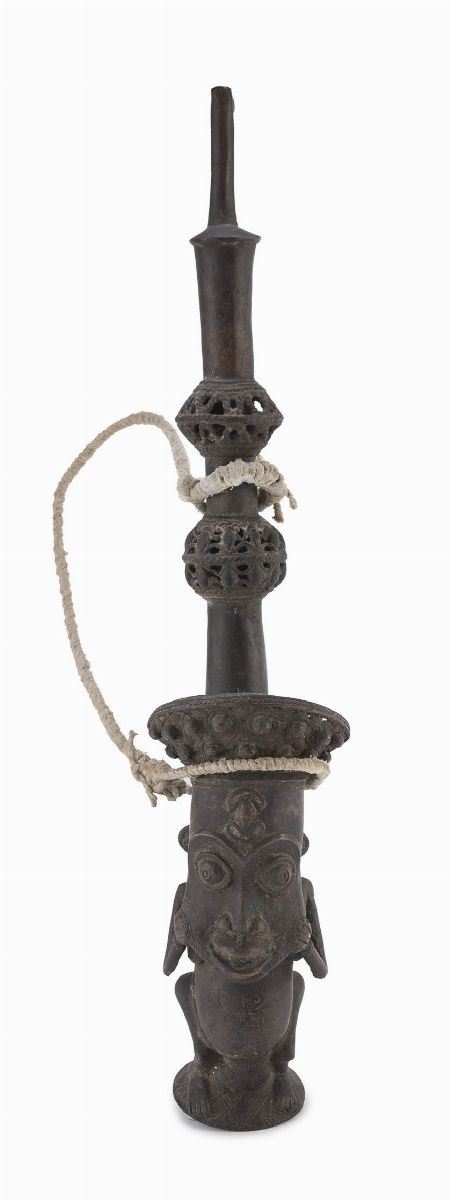 PIPA IN BRONZO, NIGERIA CULTURA TADA