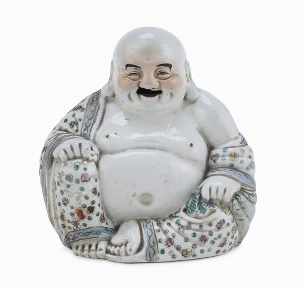 SCULTURA DI BUDDA IN POCELLANA, CINA