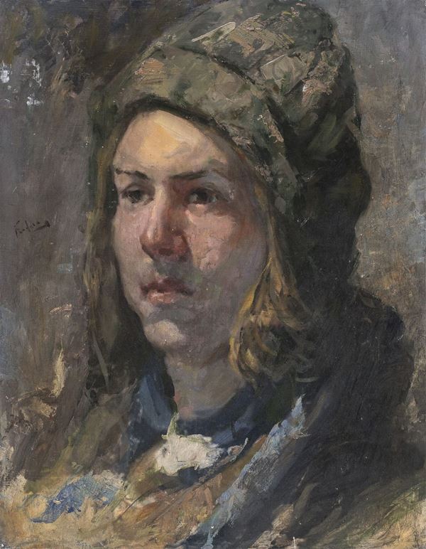 DIPINTO VOLTO DEL NOVECENTO