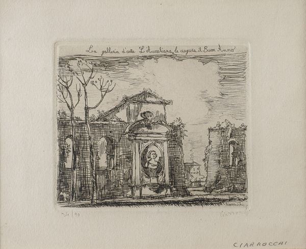 ACQUAFORTE DI ARNOLDO CIARROCCHI